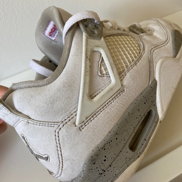 Air Jordan 4 Retro GS ‘White Oreo’, size US W 8.5 - Picture 6 of 8